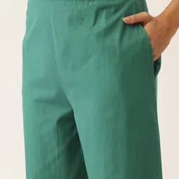 MISRI Mandarin Collar Tunic with Cropped Trousers image 3