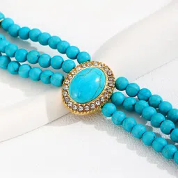 MEENAZ Gold-Plated Layered Necklace image 5