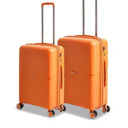 CARRIMATE Set Of 2 Florence 360 Wheels Durable Hard-Sided Medium & Large Trolley Bags-image-2