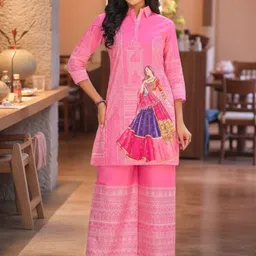 Anouk Rustic Women Ethnic Motifs Printed Regular Kurti with Palazzos-picture-13