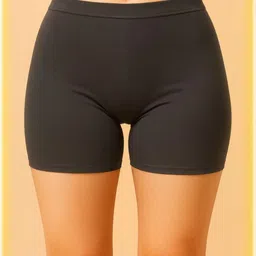 Apraa & Parma Women Pack of 2 Solid Mid-rise High Coverage Stretch Boy Shorts AP SBT-33 image 4