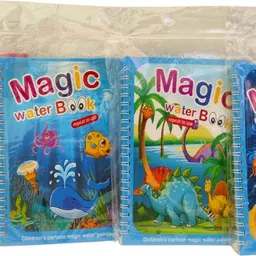 sivi shoppy Magic Water Coloring Book – Reusable Painting Book for Kids image 3