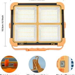 starvokes Rechargeable LED Floor Light for Emergency Worklight 5 hrs Flood Lamp Emergency Light image 5