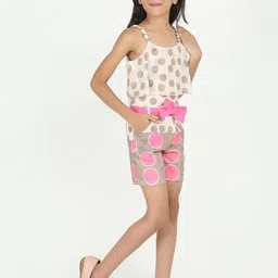 be kids Girls Polka Dot Jumpsuit image 2