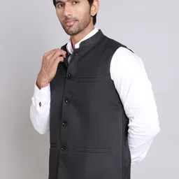Jompers Woven Nehru Jackets image 4