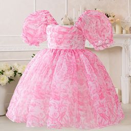 StyleCast x Revolte Print Puff Sleeve Ruffled A-Line Dress-picture-39