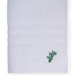 Feather & Spun Pure Snow Lavender Fragrance Antimicrobial Bamboo Cotton Bath Towel image 5