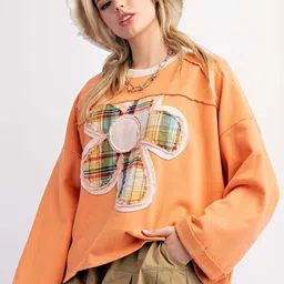 StyleCast x Revolte Women Printed Round Neck Long Sleeves Sweatshirt-image-87