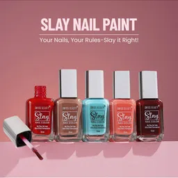 SWISS BEAUTY Slay Quick-Dry Nail Color 13ml - Burnt Brown 85 image 4