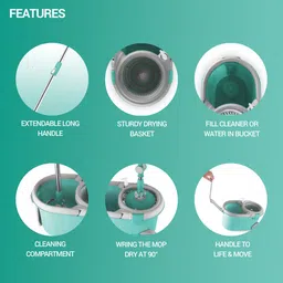 spotzero by milton ELEGANT SPIN MOP Mop Set image 4