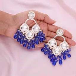 Anouk Contemporary Chandbali Kundan Earrings image 5