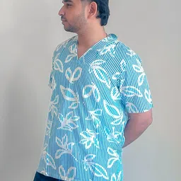 Disha R Dot Men Floral Printed Floral Kurta image 5
