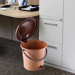 Kuber Industries Brown Pedal Dustbin5L-picture-47