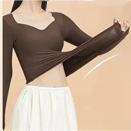 Eleg & Stilance Round Neck & Long Sleeves Thermal Top image 2