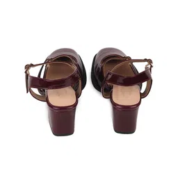 ODETTE PU Block Pumps image 3