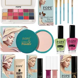 FOPE Set Of 14 Long Lasting Smudge Proof Party Glam Makeup Combo-picture-29