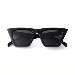 Arzonai Unisex Oversized Sunglasses MA-98501-BLACK-BLACK-I-image-0