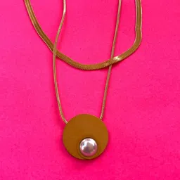 KALAVAATHI Gold-Plated Layered Necklace image 3