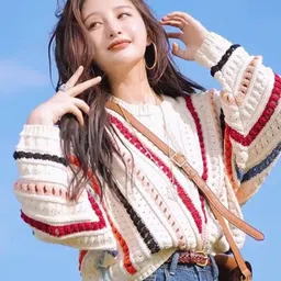 StyleCast Women Striped Round Neck Long Sleeve Pullover Sweater-picture-32