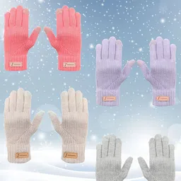 FabSeasons Women Acrylic Winter Gloves-image-63