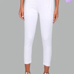 PAAVKI Pack Of 2 Pure Cotton Mid-Rise Slim-Fit 2-Way Stretchable Ankle-Length Leggings-image-74