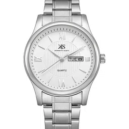 KENNETH SCOTT Men Dial & Stainless Steel Bracelet Style Straps Analogue Watch K23029-SBSW-picture-17
