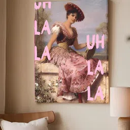 Myntra Elegant Homes Pink & Brown 1 Piece Canvas Other Wall Paintings-image-54