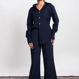 Me Craft Women Relaxed Straight Leg Wide Leg High-Rise Trousers-picture-41