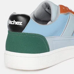 glitchez Men Colourblocked Perforated Lace-Ups Sneakers image 5