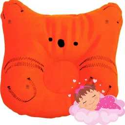 Polyester Fibre Baby Pillow Pack of 1 Animals White Bubble Newborn Head Shaper Takiya-picture-24