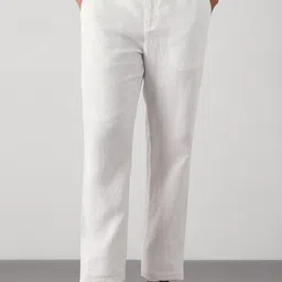 Red Flame Men's Solid Relaxed Fit Casual Trouser image 2