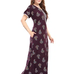TRUNDZ Printed Maxi Nightdress image 5