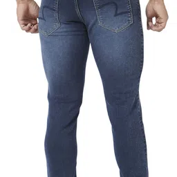 spykar Men Slim Low Rise Blue Jeans image 3