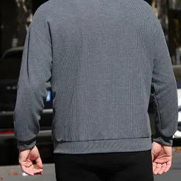 sti Men Full Sleeve Solid Sweatshirt image 2