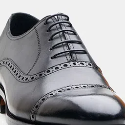 KOZASKO Goodyear Welted Semi Brogue Captoe Oxfords image 3
