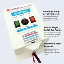 SensaSwitch Automatic Water Tank Overflow Level Control Model-OASC-1 With Water Sensor Wired Sensor Security System image 2