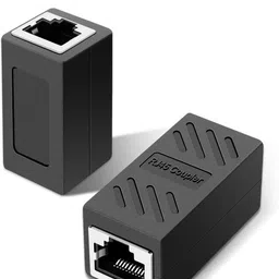 VS Mart RJ45 Network Coupler LAN Jointer Connector Extender Ethernet Wired Ethernet Lan Adapter compatible with Windows, Linux, Mac, Ubuntu image 3