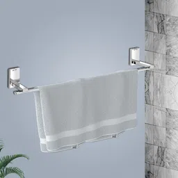 germa sanitarywares 304 Stainless Steel Towel Hanger for Bathroom / Towel Holder / Chrome 24 inch 1 Bar Towel Rod image 2