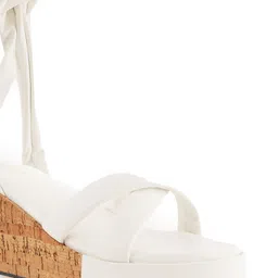 Cogner Textured Wedge Sandals image 2