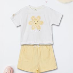 max Girls Printed Top with Shorts-picture-11