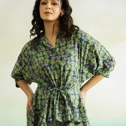 SANSKRUTIHOMES Women Floral Print Cotton Top-picture-29