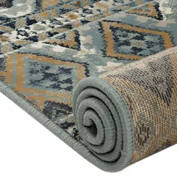Sapana Carpet-Mats Beige & Grey Abstract Printed Anti-Slip Floor Runner image 5