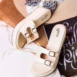 Froh Feet Wedge Sandals with Buckles-picture-25