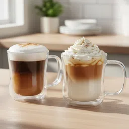 TASKHOUSE Transparent 2 Pieces Glass Cups With Handle -220 ml Each-picture-14