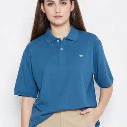 RISS Women Polo Collar T-shirt-picture-19