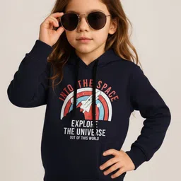 MACK JONNEY Girls Graphic Printed Long Sleeve Hooded Pullover Sweatshirt-image-28