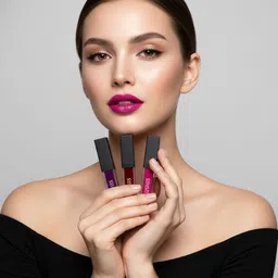 blushis Kiss-Proof | 3-in-1 Long Lasting | Liquid Matte Lipstick Set image 4