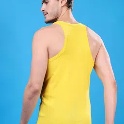 Friskers Pack Of 2 Pure Cotton Gym Innerwear Vests 301224CA-01-06 image 3