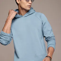 roadster Men Full Sleeve Solid Hooded Sweatshirt-picture-19