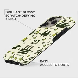 PEEPERLY Unisex iPhone 14 Pro Max Quirky Max Magic Fest Impact Resistant Back Case image 5